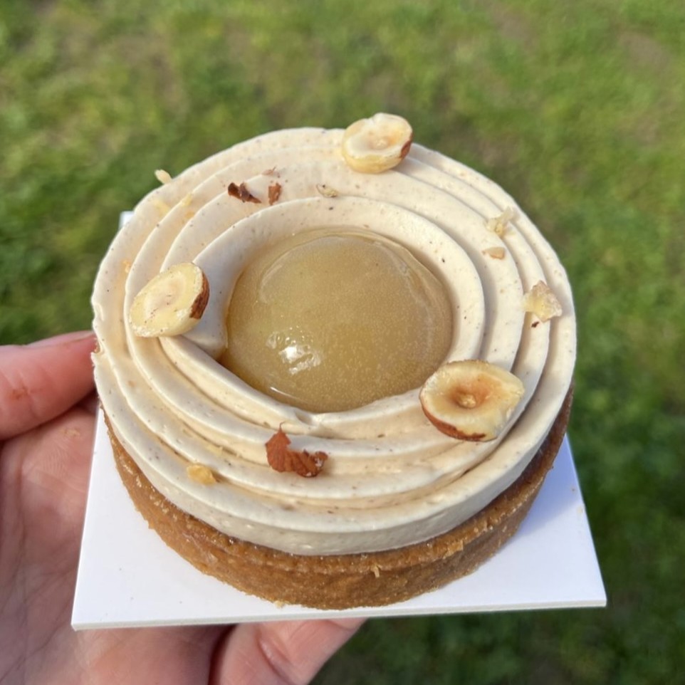 Bourdalette, tarte poire noisette